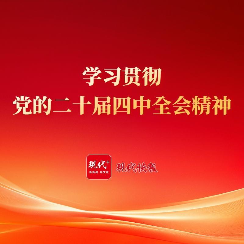 学习贯彻党的二十届四中全会精神